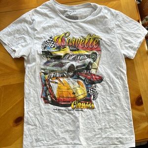 white corvette tee